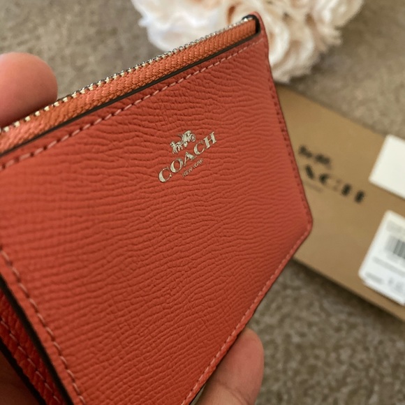 Coach Leather Mini ID Holder Skinny - Picture 2 of 3